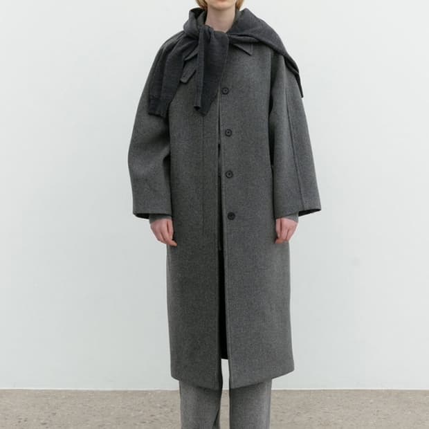 LFM 래글런 울 롱코트 Raglan Wool Long Coat
