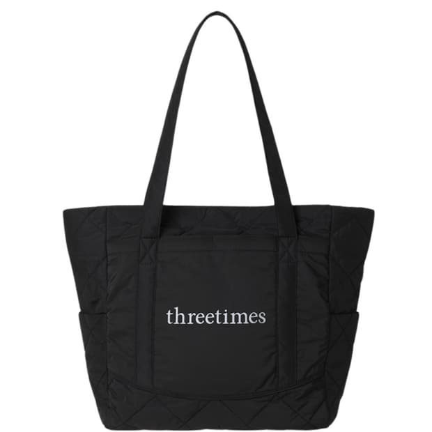 쓰리타임즈 베베 토트백 블랙 bebe totebag 보부상백 가방