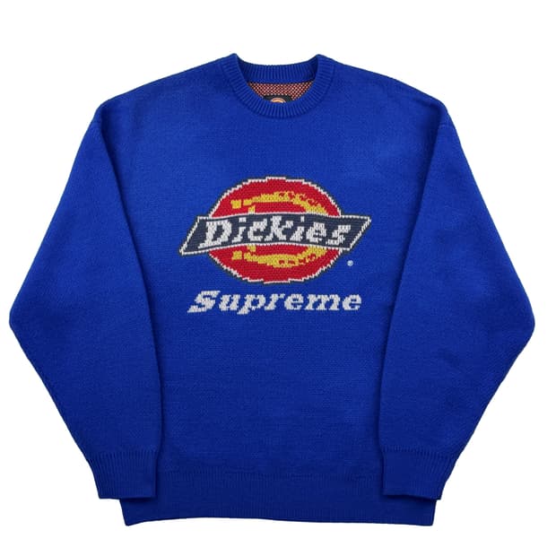 슈프림 x 디키즈 스웨터 로얄