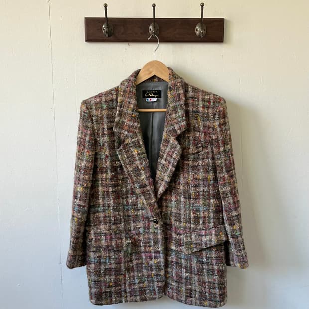G-Nokaya 아트 트위드 자켓