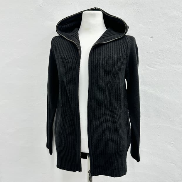 Japanese vintage knit hood full zip