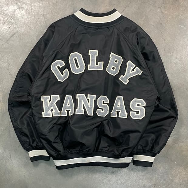 빈티지 스펠아웃 바시티 자켓