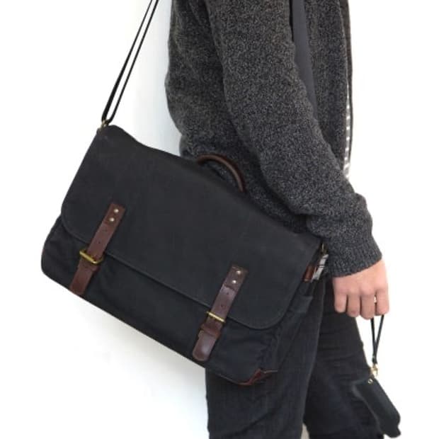 오나 유니온 스트리트 왁스 캔버스 카메라백 메신저백 크로스