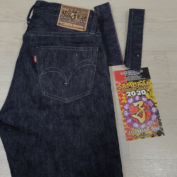 사무라이진스 S710XX 19oz 20ne 한정판 사무라이진
