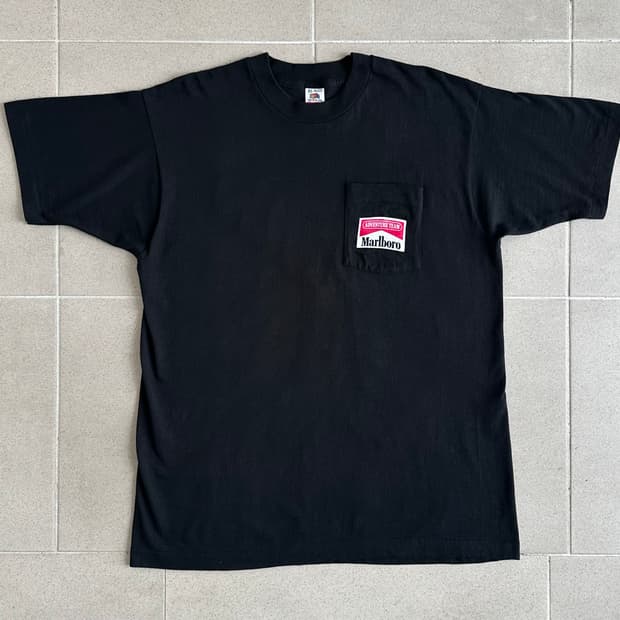 90s 빈티지 말보루 티셔츠 코요테 XL