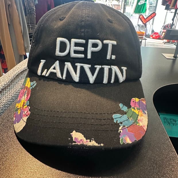 갤러리디파트먼트 x 랑방 페인팅 로고 볼캡