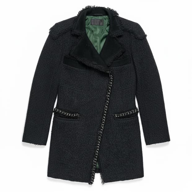 타임 트위드 코트