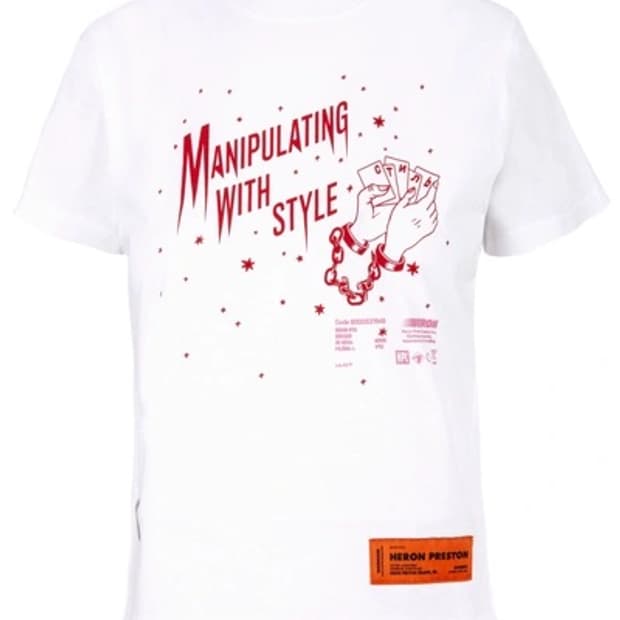 헤론프레스톤 로고 반팔 티셔츠