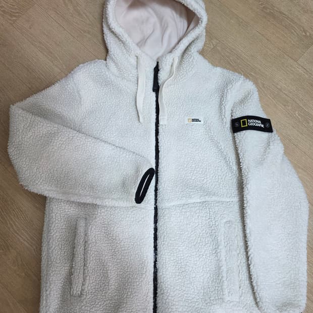 내셔널지오그래픽 플리스 후드집업 자켓 100