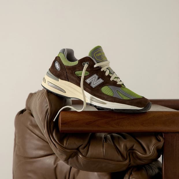 뉴발란스 x 다니엘 카타리 991v2 초콜릿 브라운 피스타치오