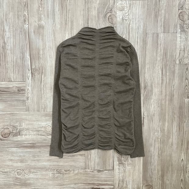 vtg 실루엣 셔링 터틀넥