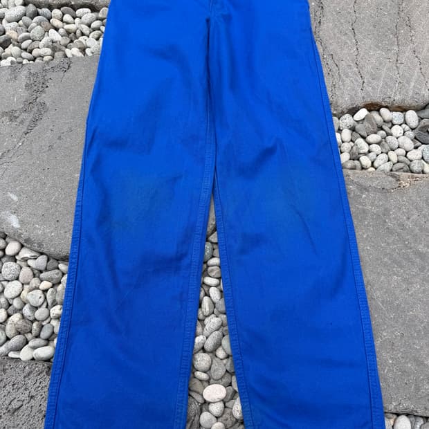 1990s LIDEAL BUGATTI BLUE FRENCH 프렌치워크팬츠