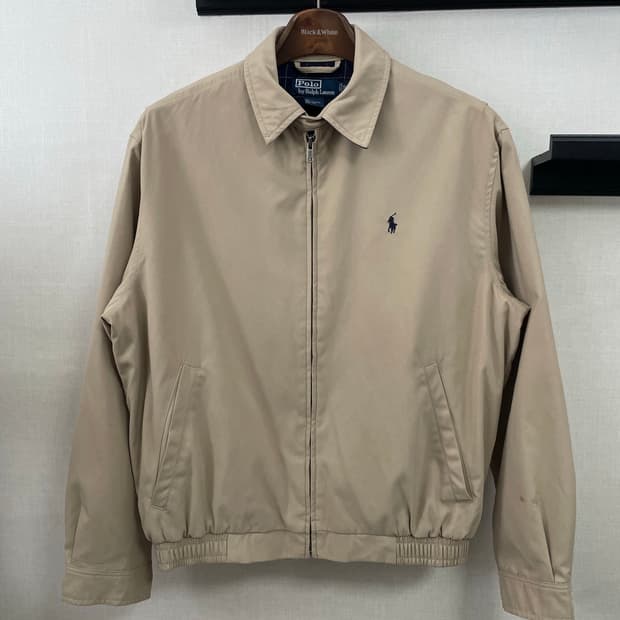 폴로 랄프로렌 베이지 봄버 자켓 S(95-100)