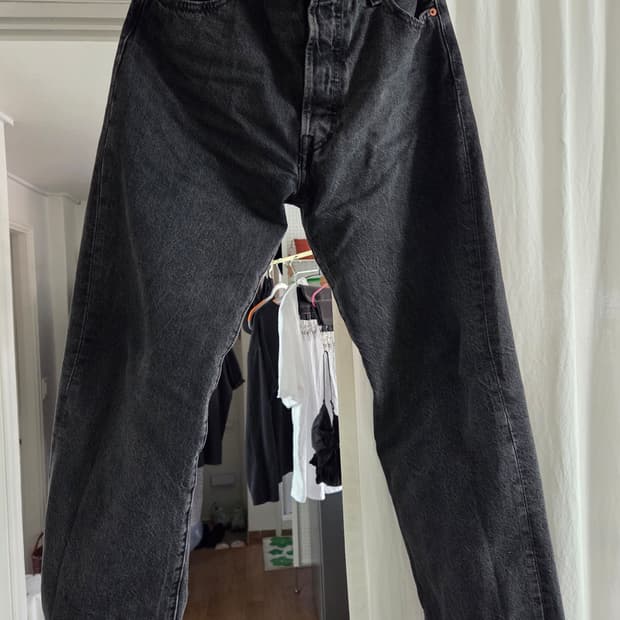 리바이스 프리미엄 501 흑청 블랙진 36×30