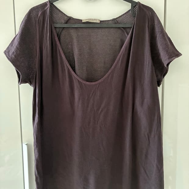 [Bottega Veneta] 보테가 베네타 퍼플 메시 탑 / IT38