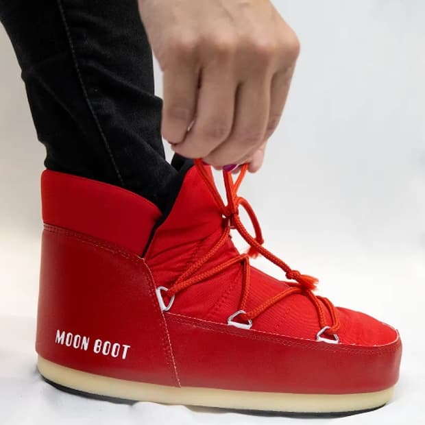 문부츠 라이트 패딩부츠 로우 스노우 42