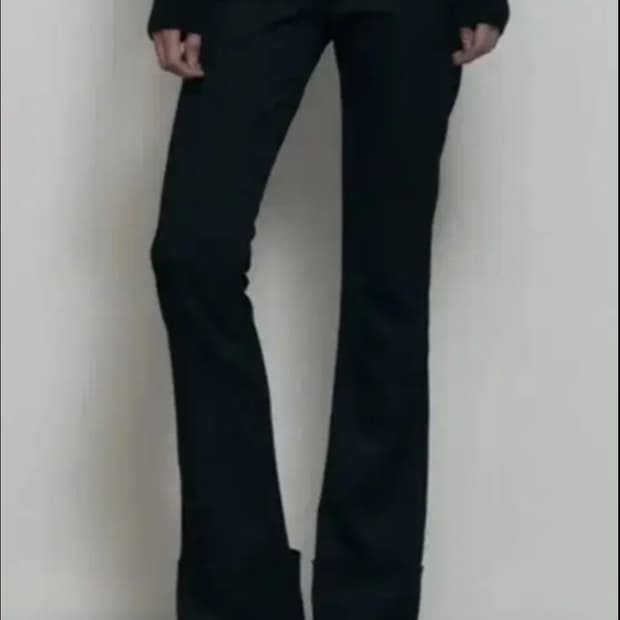 새상품) 보헤미안서울 TURN UP BOOTS CUT SLACKS S
