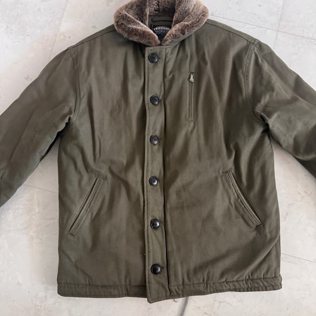 프리즘웍스 덱 자켓 올리브