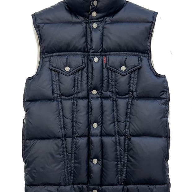 준야와타나베 x 리바이스 트러커 패딩 베스트