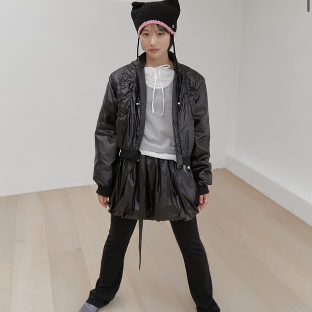 오헤시오 Leggings balloon Skirt (Black)