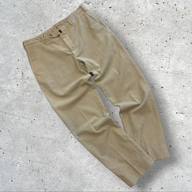 [48] 인코텍스 베이지 수입택 코튼 폴리 팬츠 D731