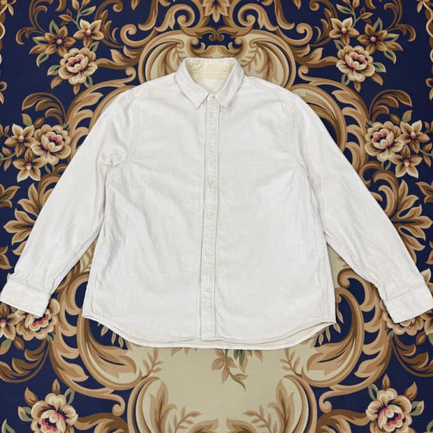 (L)코스COS 코튼 셔츠(아이보리)