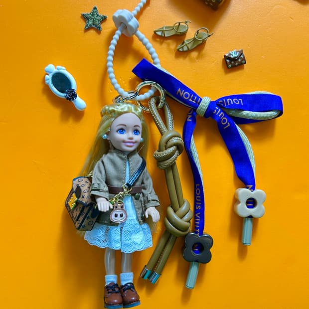 (18)바비키링 정품USA 마텔사 바비인형 커스텀키링