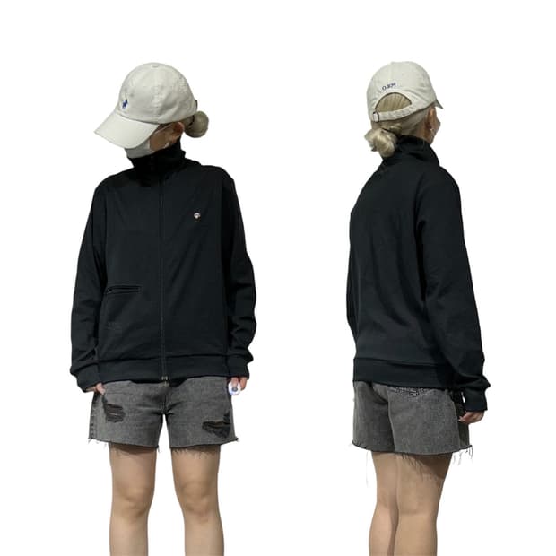 00s 나이키 블랙 오버핏 트랙탑 져지 90