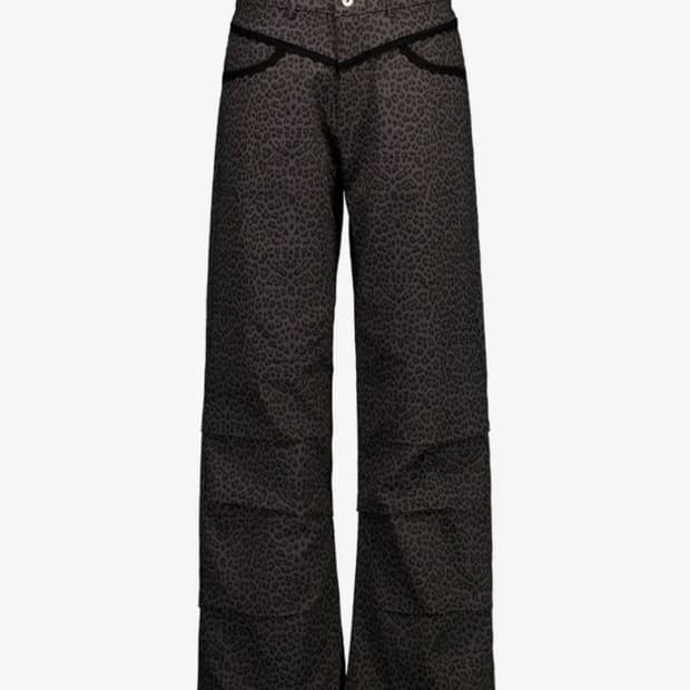 셋업이엑스이 레오파드 레이스 팬츠