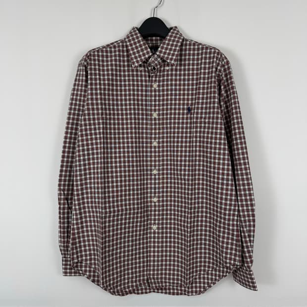 b102) 폴로랄프로렌 체크 셔츠