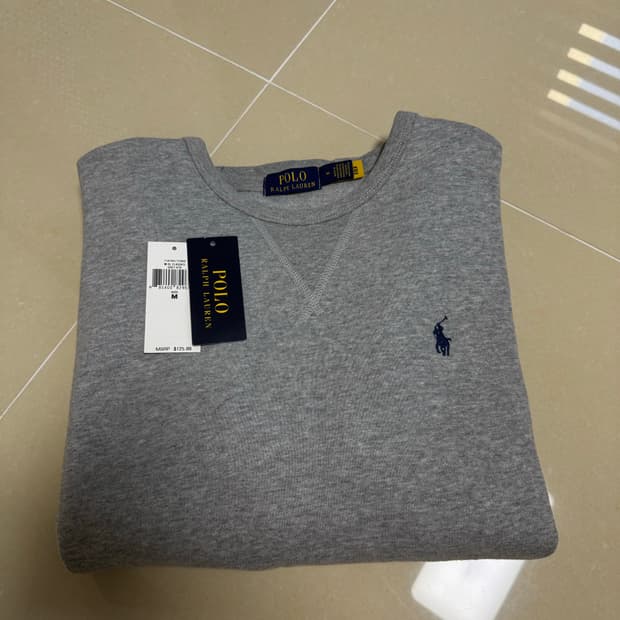폴로 랄프로렌 맨투맨 그레이 M