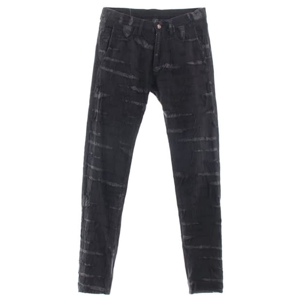 미하라 야스히로 히든 레이스 데님 팬츠