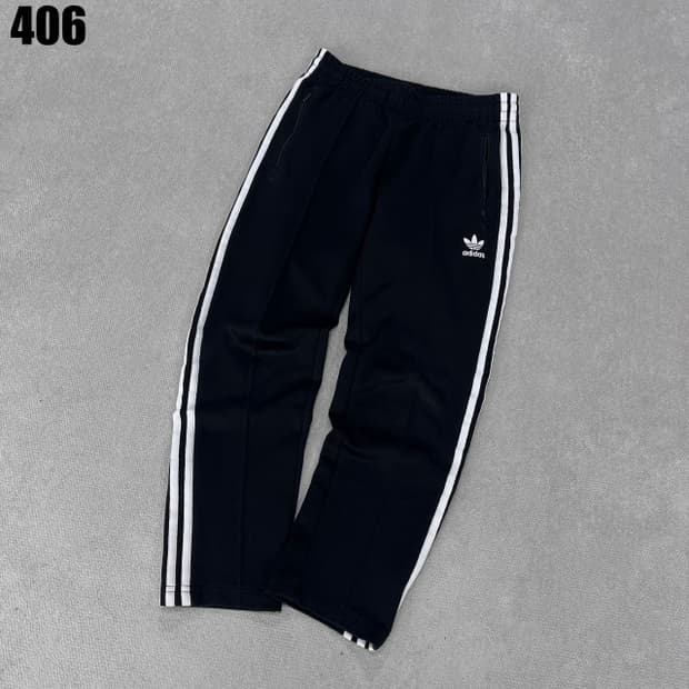 아디다스 삼선 블랙바지 