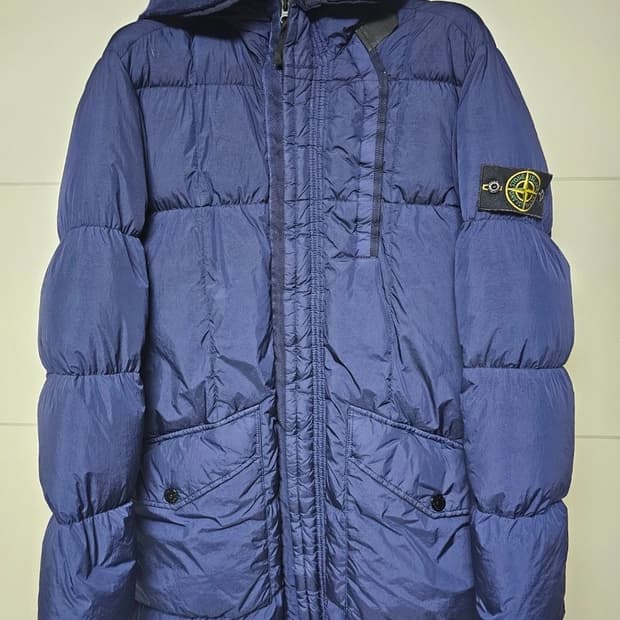 스톤아일랜드 크링클랩스 ny 롱패딩(M/100)