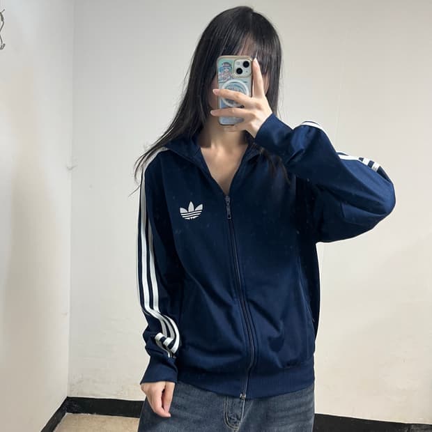 Adidas Navy Firebird Track Jersey
