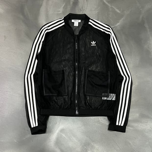  아디다스 시스루 봄버자켓 y15992