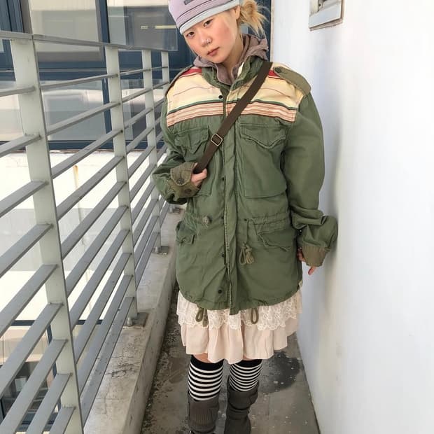 차일드매거진 야상 코디세트