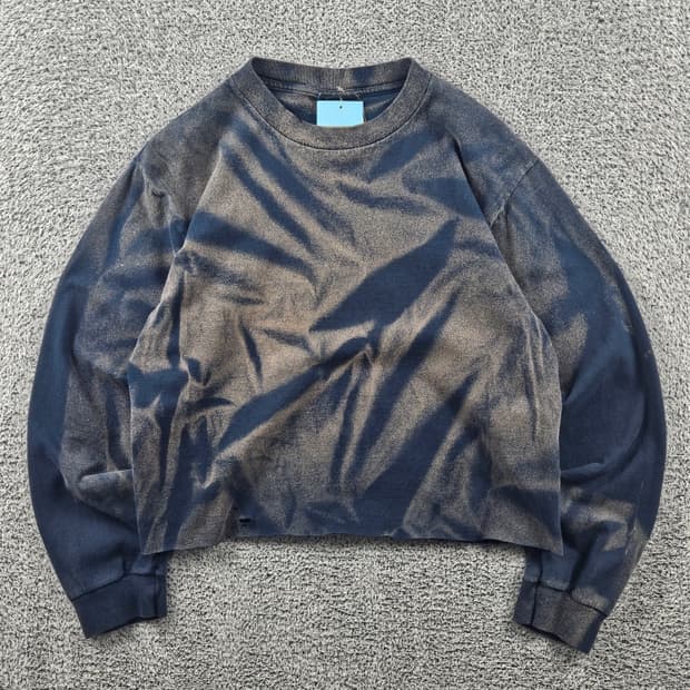 빈티지 커팅 다잉워시드 커스텀 롱 슬리브 ( M추정 ) / 11443