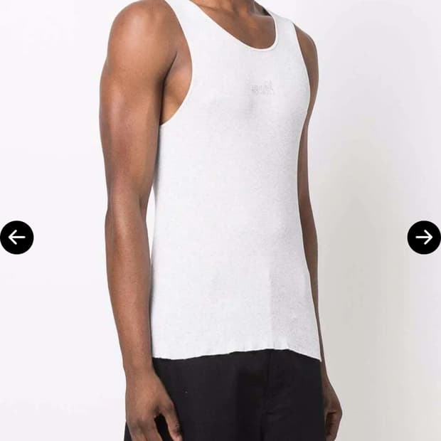 [M] ERL SUN 슬리브리스 탱크탑 화이트