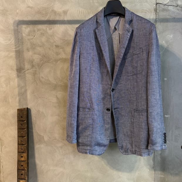 아르마니 꼴레지오니 리넨 자켓 100