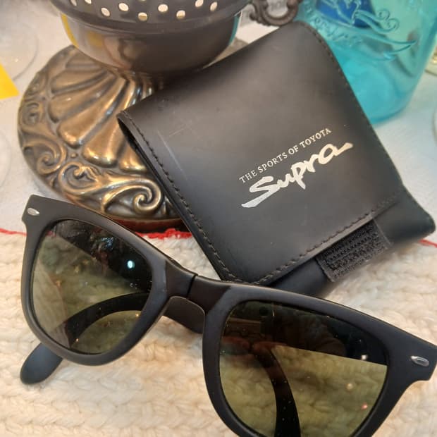 90s 빈티지 TOYOTA SUPRA 접이식 선글라스 
