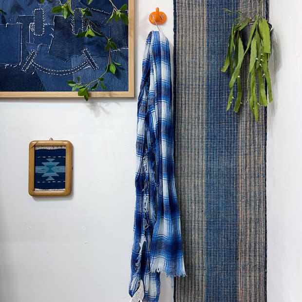 Checked Cotton Scarf