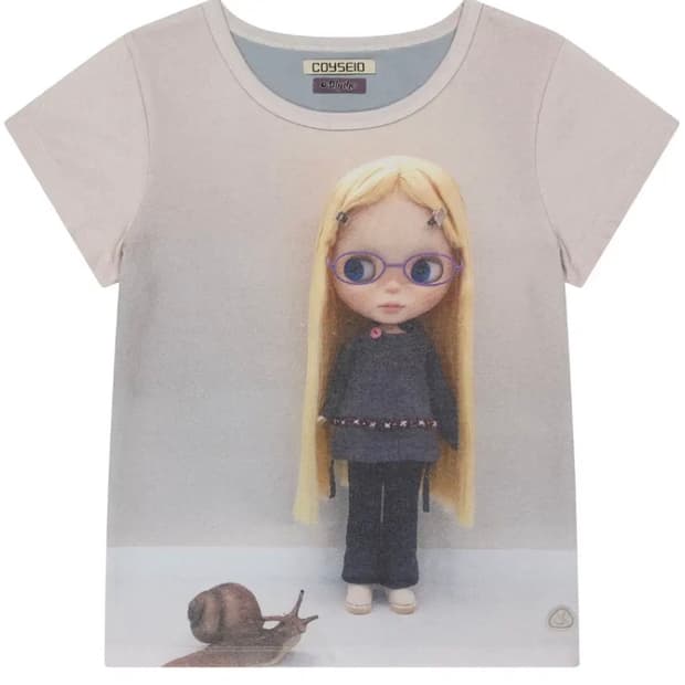 코이세이오 브라이스 그래픽 티셔츠 라이트블루