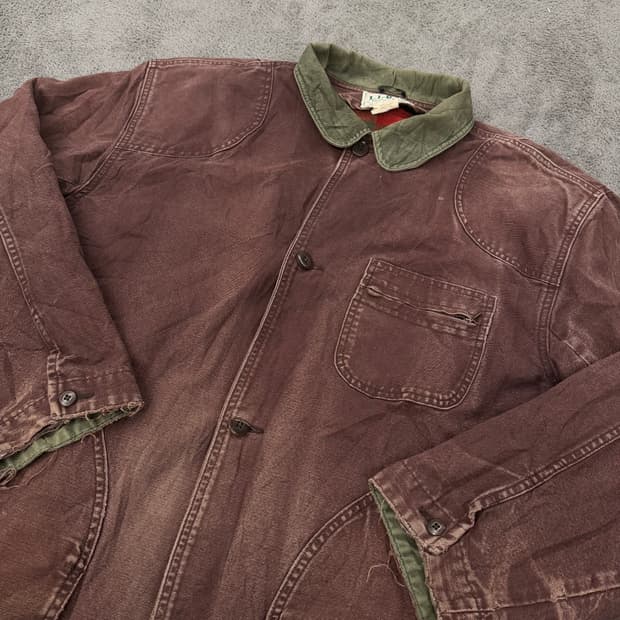 [ 정품 ] L.L.Bean 엘엘빈 빈티지 버건디 헌팅 자켓