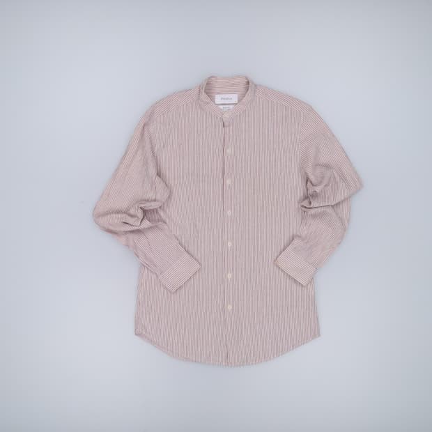 95 지오지아 스트라이프 헨리넥 셔츠 0325H1