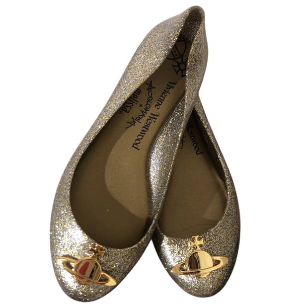 Vivienne Westwood x Melissa gold jelly s