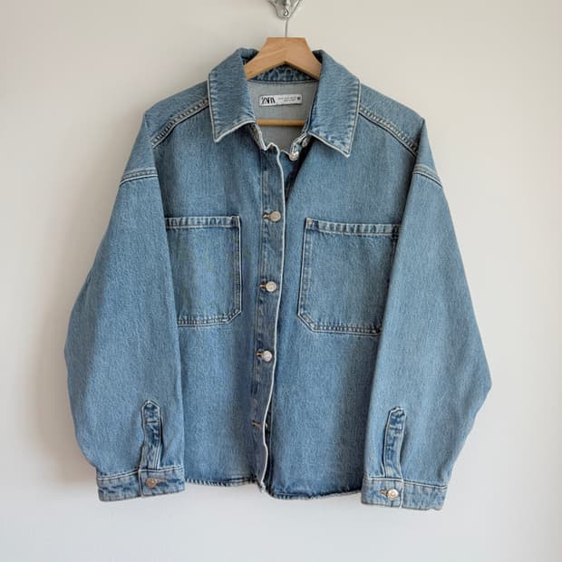 자라(ZARA) 데님 셔츠 자켓