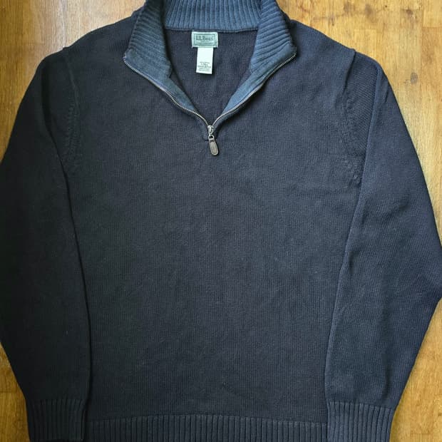 L.L.Bean 반집업 니트 일본 발매 제품