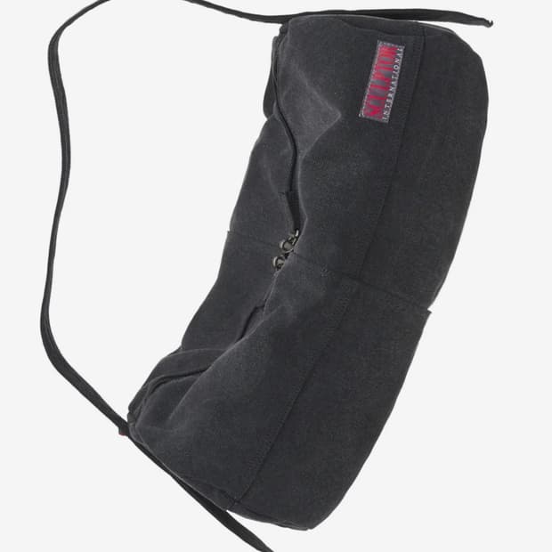 스컬프터 빈티지 캔버스 더플백 블랙