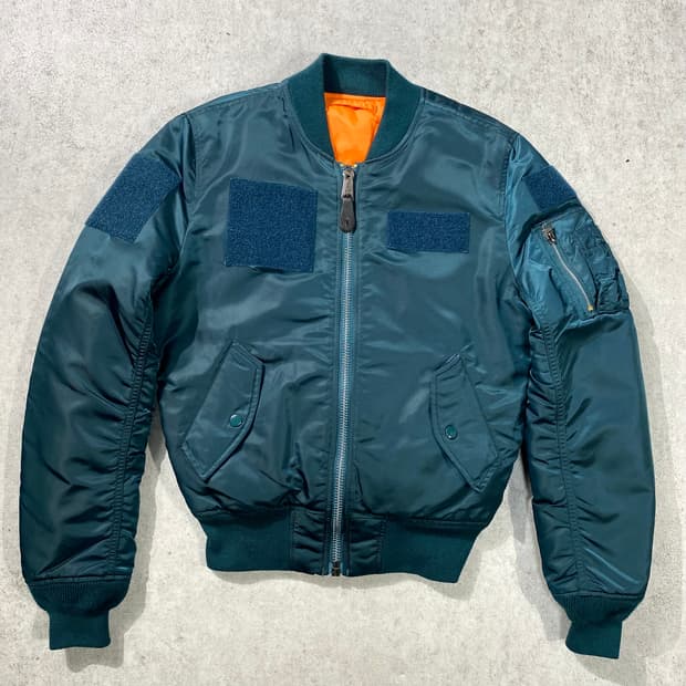 [XS] 알파인더스트리 슬림핏 리버서블 MA-1 플라이트 자켓